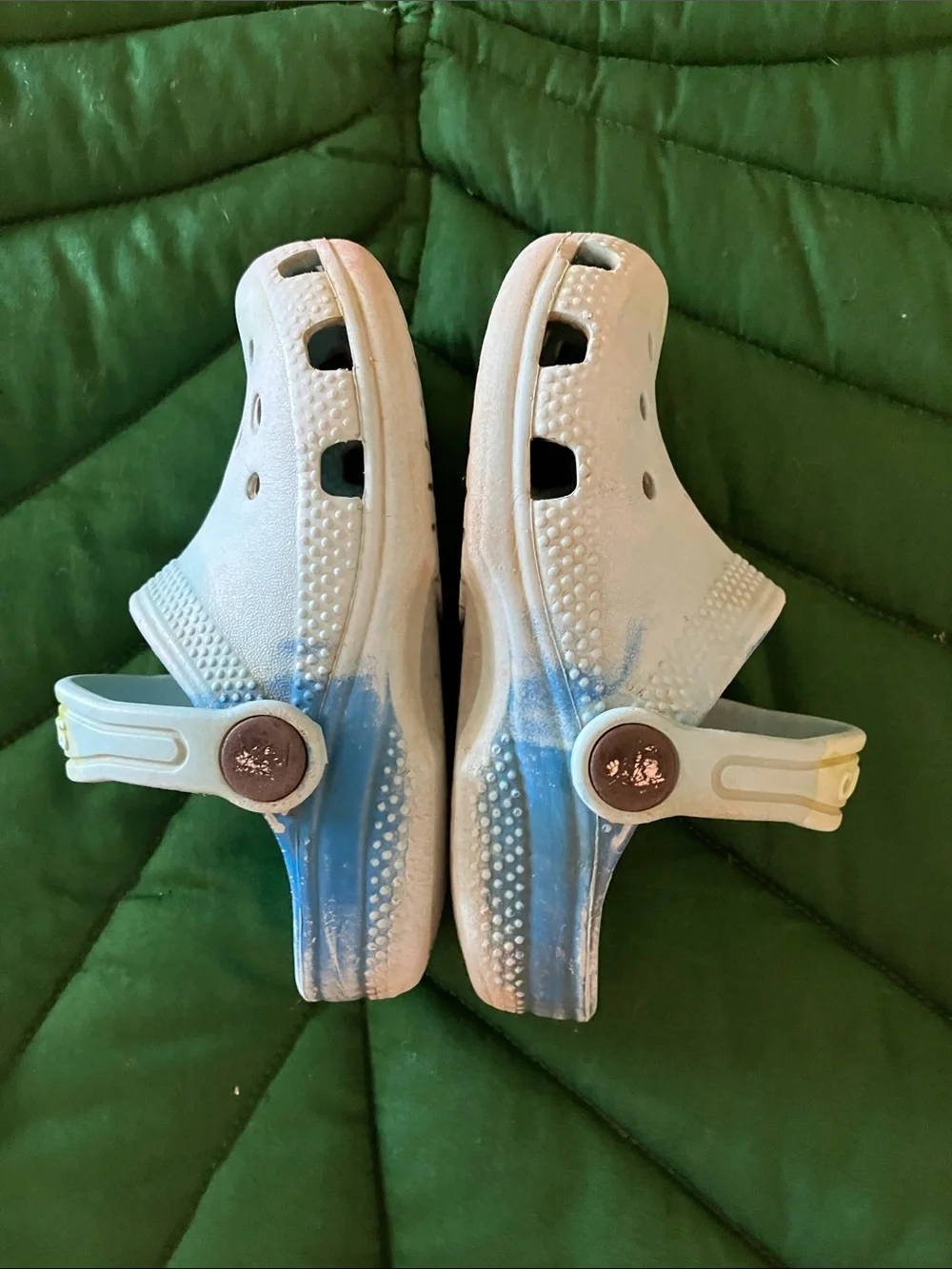 Crocs light blue color, kids size C8